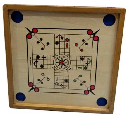 Wooden Carrom Board, Size : 19 x 19 Inches