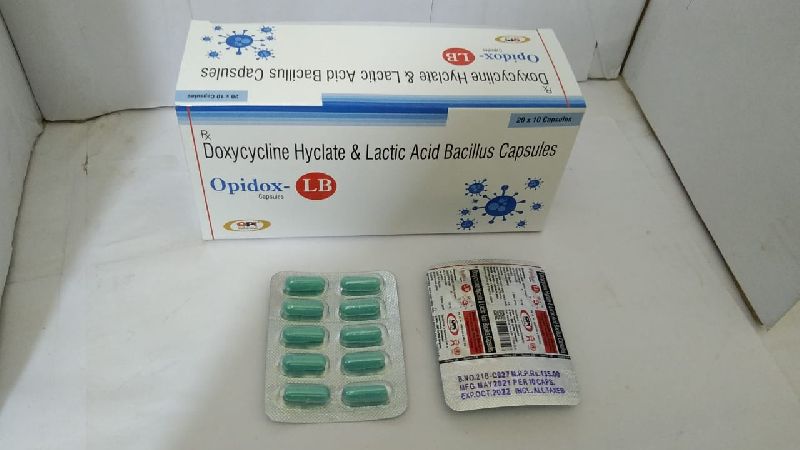 Doxycycline Hydrochloride & Lactic Acid Bacillus Capsules