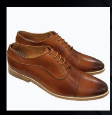 Mens Cow Brnsh Leather Formal Shoes