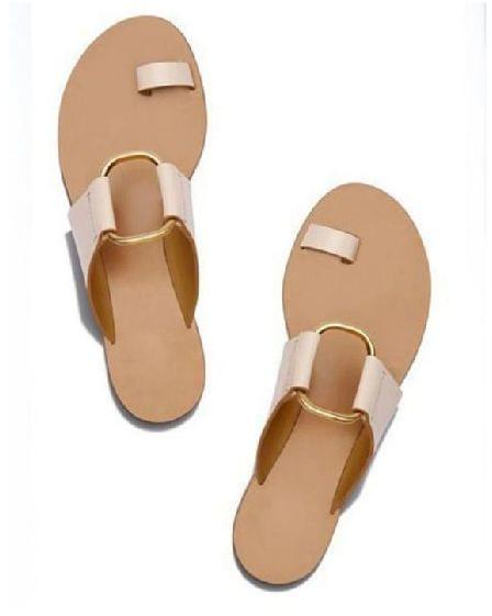 Synthetic Leather Talk of the Town Flat Sandals