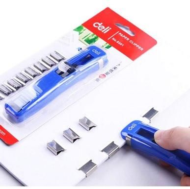 Plastic Paper Clipper, Color : Silver