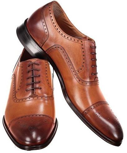 Brown leather shoes, Size : 5 to 10 Inch