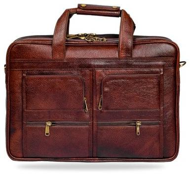 Plain Genuine Leather Laptop Bag, Feature : Attractive Designs