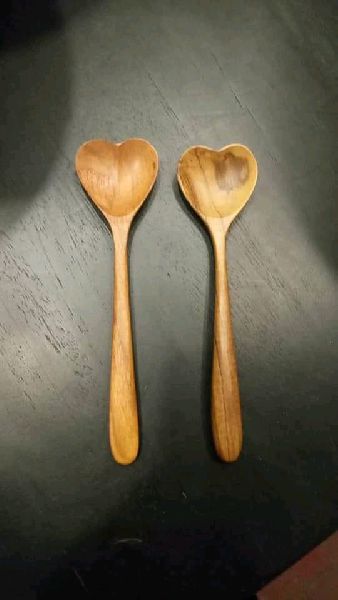 Polished Plain Wooden Spoons, Size : Standard