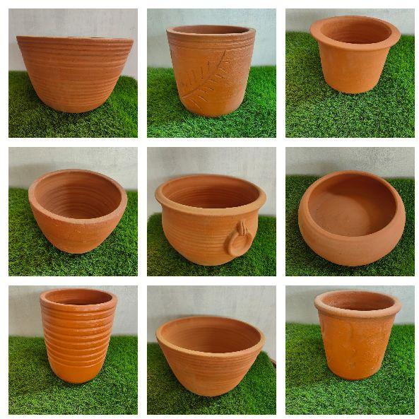 Outdoor terracotta pot