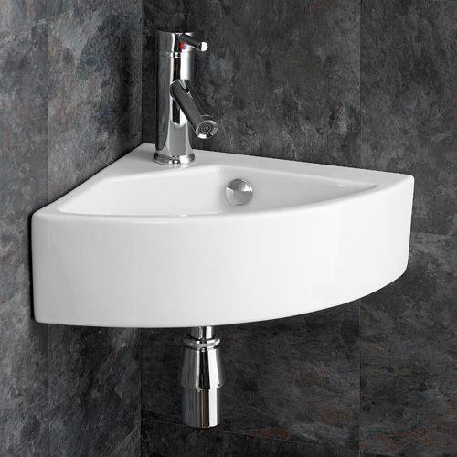 Ceramic Corner Wash Basin, for Home, Hotel, Restaurant, Style : Modern