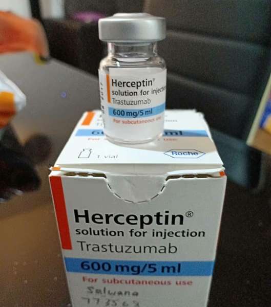 Roche herceptin 600 mg injection, Form : Liquid