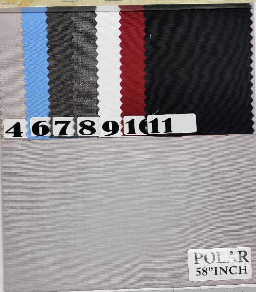Plain Polar Polyester Cotton Fabric, Specialities : Flame Retardant