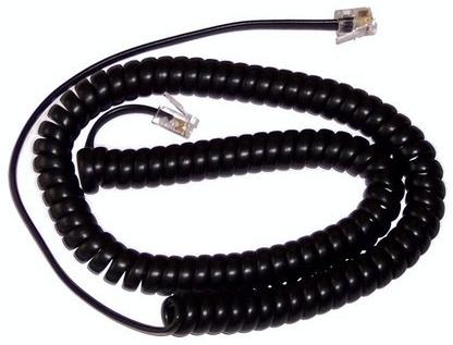 Finolex Telephone Coil Cord, Color : BLACK