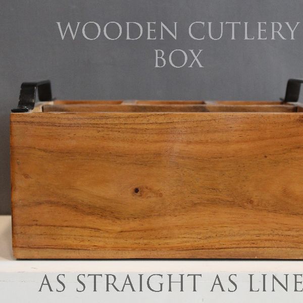Wooden Cutlery Holder, Feature : 100% Handmade