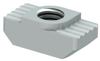 Stainless Steel T Nut G10 M4, for Industring Use, Color : Silver