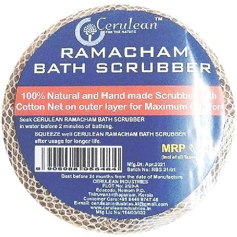 0-100gm Cotton Net Ramacham Bath Scrubber, Size : 10-20cm