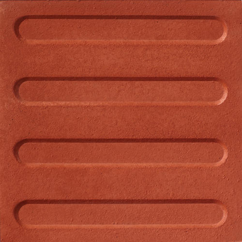 Concrete Red Tactile Paving Tiles