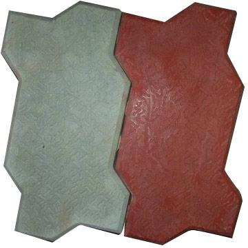 SRC Zig Zag Parking Tiles, Color : Grey, Red