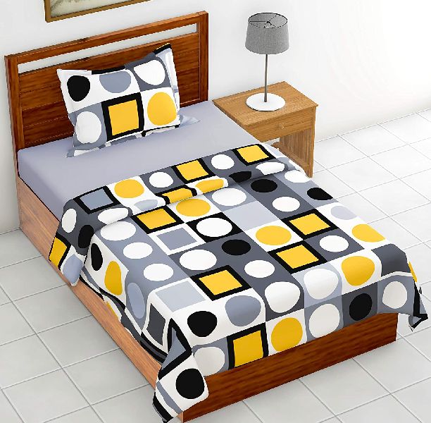 Cotton Single Bedsheet, for Home, Size : 245x270cm