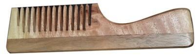 Neem Wood Comb, Color : Light Brown
