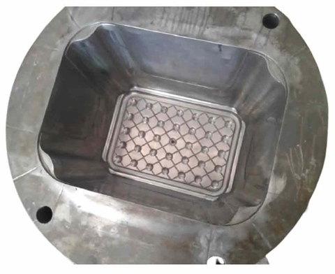 Mild Steel Plastic Table Mould, for Molding Injections, Color : Grey