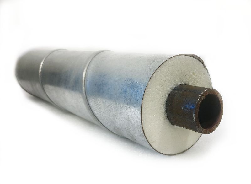 Pre Insulated Pipe with GI Cladding, Length : Upto 6mtr