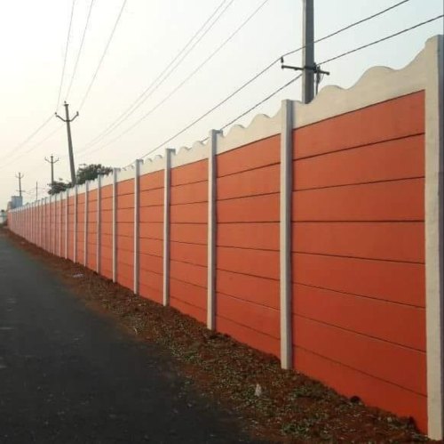Polished RCC Boundary Compound Wall, for Construction, Pattern : Plain