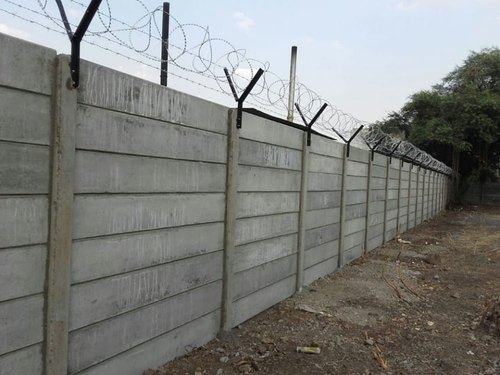 Polished RCC Fencing Compound Wall, for Construction, Pattern : Plain