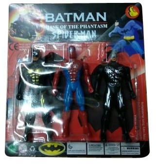 Superheroes Plastic Toy Set