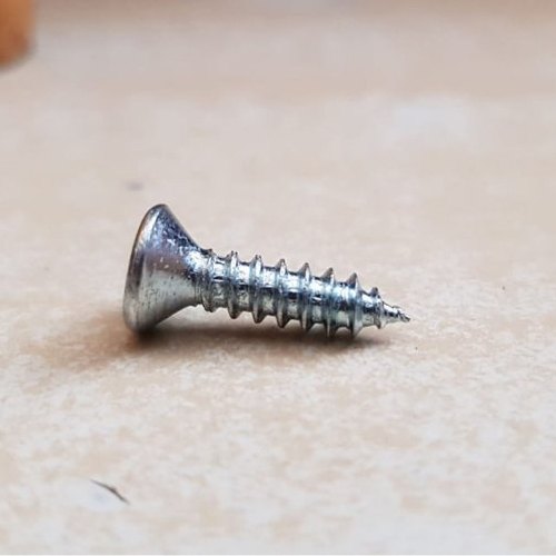 Flat Head Self Tapping Screw, Length : 1/2 Inch