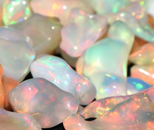 Tumble RRR-1194 Polished Opal Stones, for Jewellery, Color : Multicolor