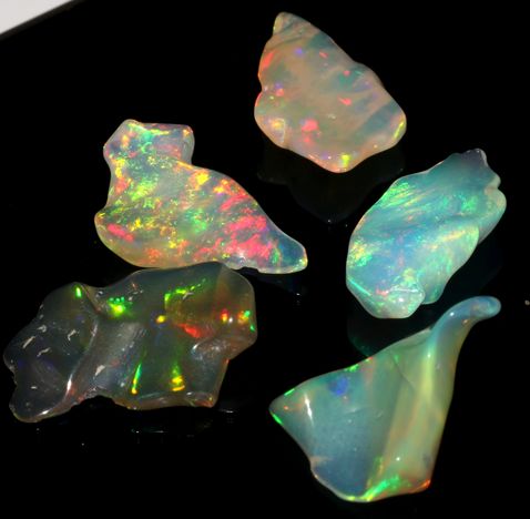 Tumble T90 Polished Opal Stones, for Jewellery, Color : Multicolor