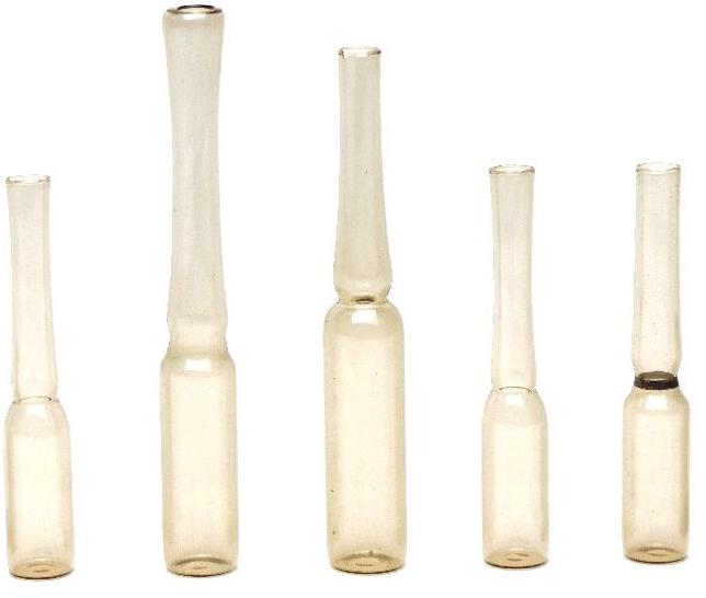 Glass Ampoule, for Liquid Storage, Feature : Fine Quality
