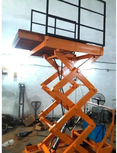 Scissor Lift Table With Sliding Platform