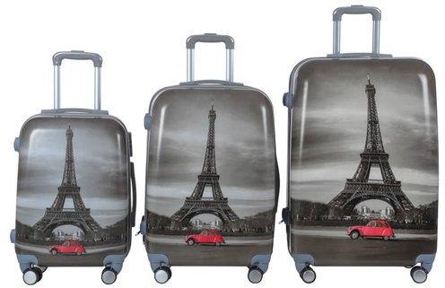 24x7 eMall ABS Suitcase 3 Piece Set