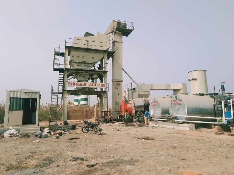 Asphalt Batch Mix Plant, Color : Grey