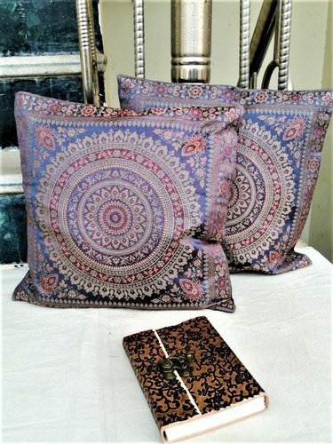 Silk Banarasi Cushion Covers