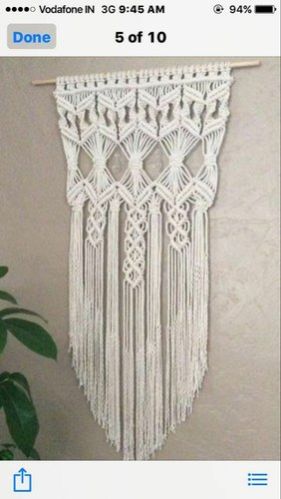 Macrame Cotton Wall Hangings