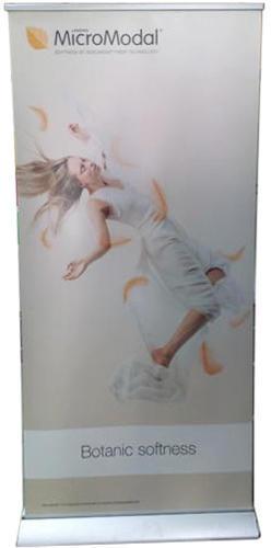 Rectangle Roll Up Standee, Size : 36 x 72 inch