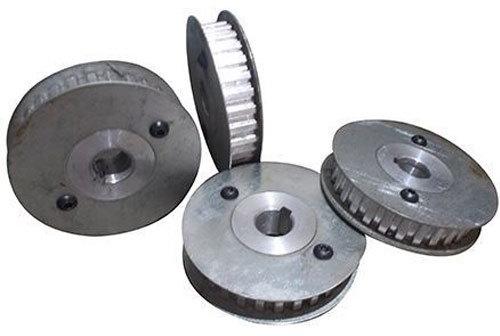 CEW Aluminium Aluminum Timing Pulleys, Shape : Round