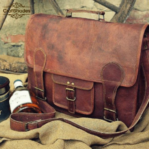 Leather Briefcase Laptop Bag, Feature : Attractive Designs, Good ...