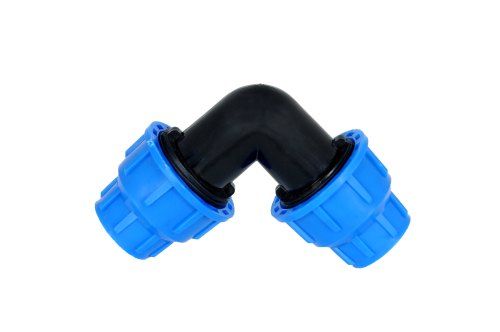 PP Compression 90 Degree Elbow, Size : 20mm to 110mm