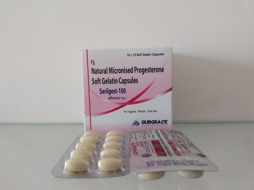 Micronised Progesterone Gelatin Capsules, Packaging Size : 10*10(Blister)