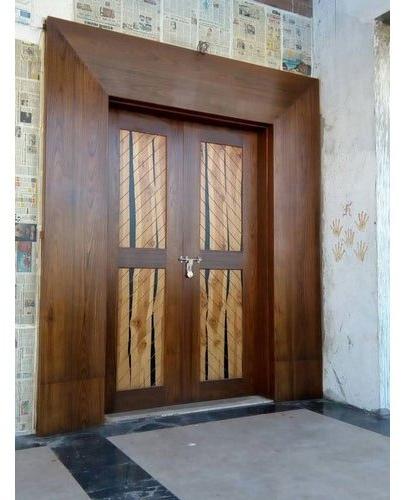 Satyamsales Teak Wooden Door