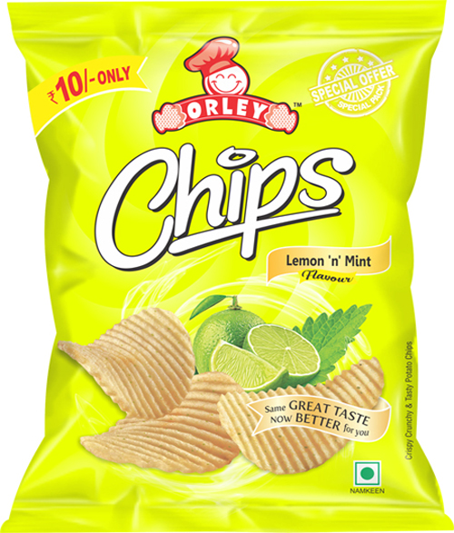 Orley Lemon N Mint Potato Chips