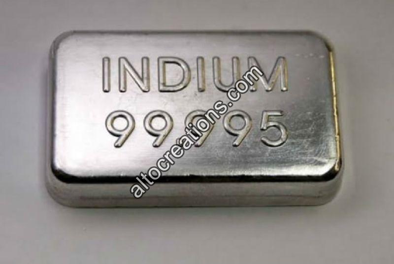 Indium metal ingots