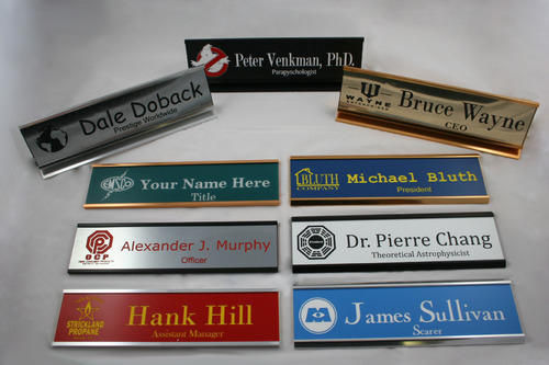 Rectangular Name Plates