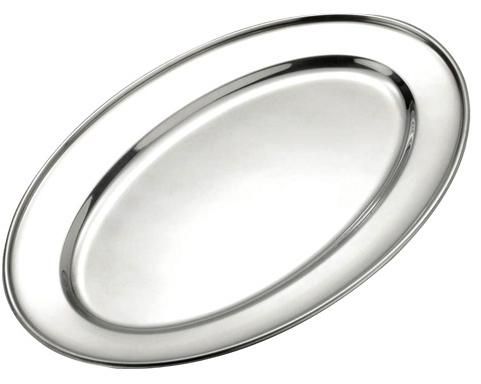 Stainless Steel Oval Plate