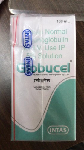 Intas Globucel Immunoglobulins Injection, Packaging Size : 1 Vial per pack