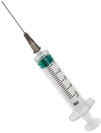 Syringe with Needle, Feature : Luer Lock, Luer Slip