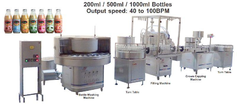 HMPL 100-500 Kg Pneumatic Flavored Milk Filling Line, Certification : CE Certified