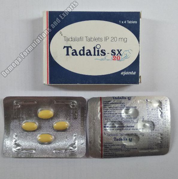 Tadalis Sx 20 mg Tablet