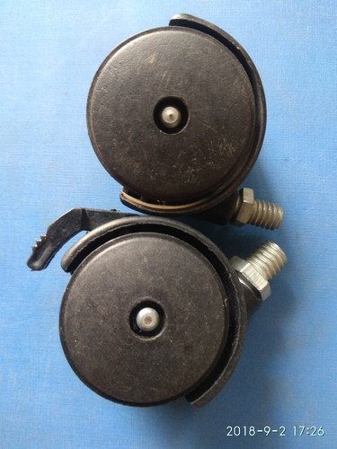 Plastic Lock Casters, Width : 35-40 mm