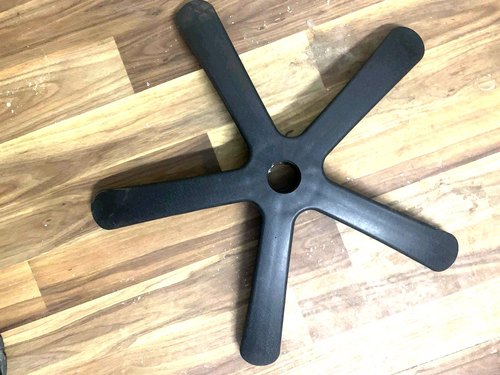 Black Plain Plastic Chair Base